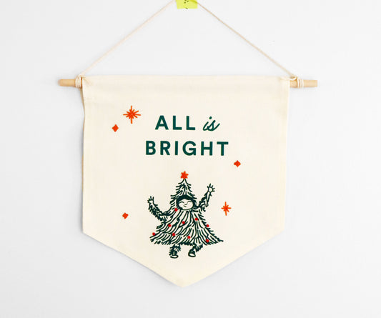 All Is Bright Holiday Banner