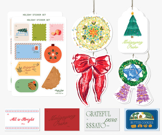 Maligayang Pasko Gift Tag Set
