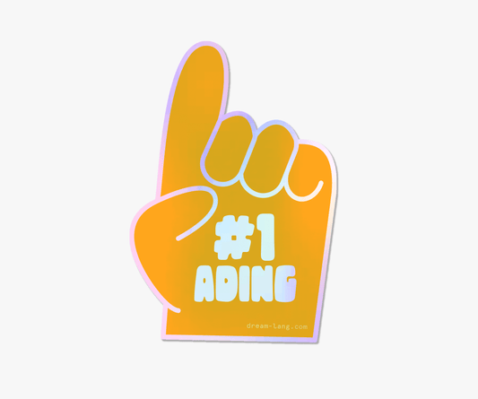 #1 Ading Sticker