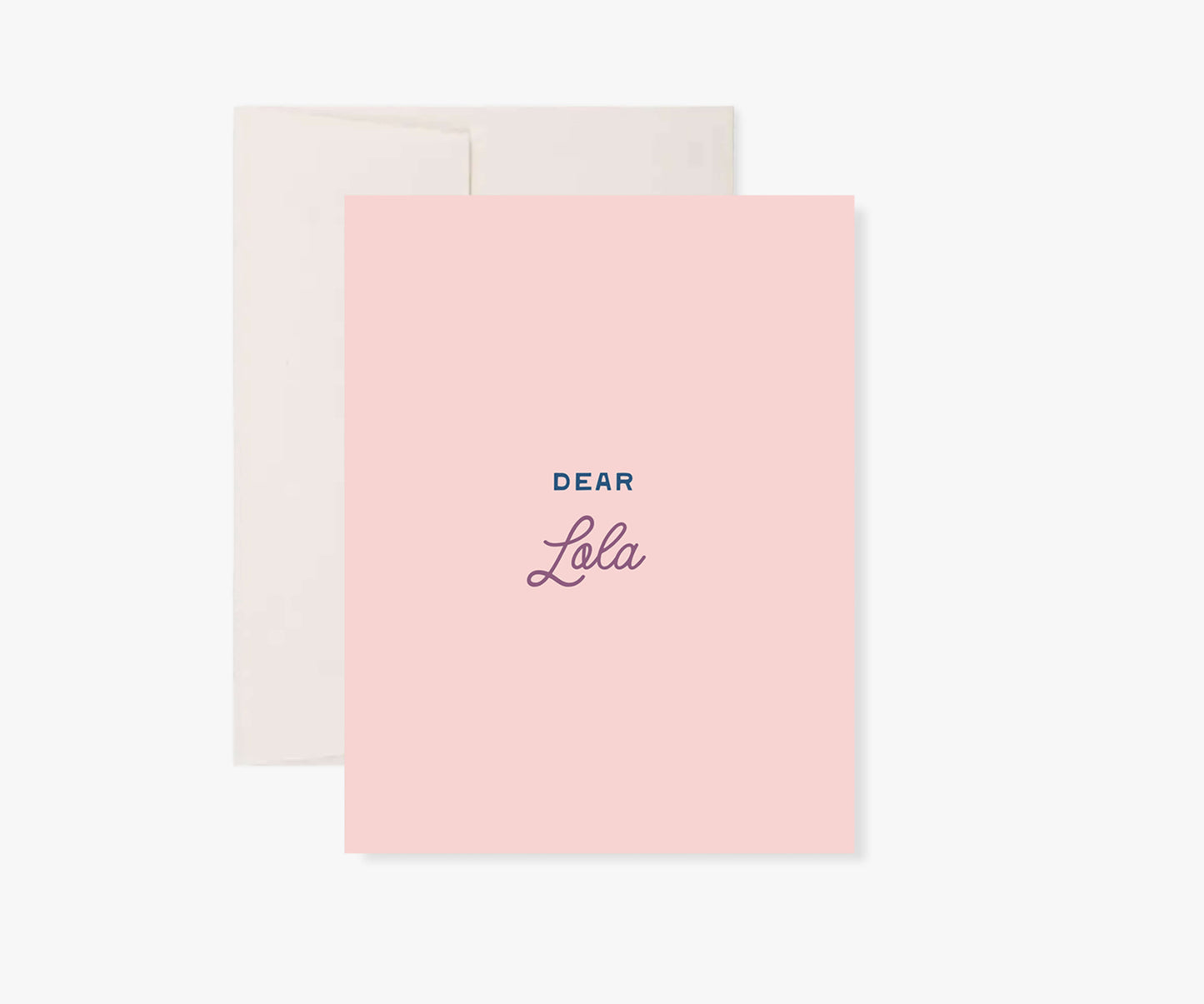 Dear Lola Greeting Card