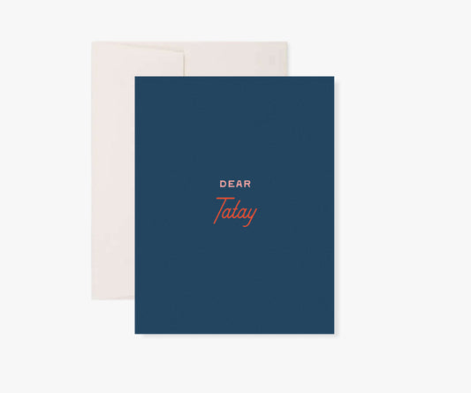 Dear Tatay Greeting Card