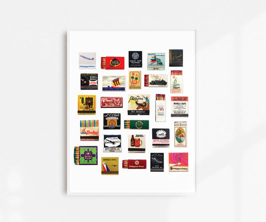 Filipino Matchbook 11x14 Art Print