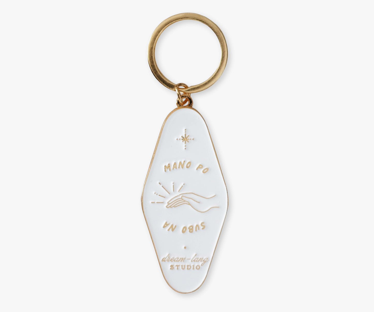 Mano Enamel Keychain