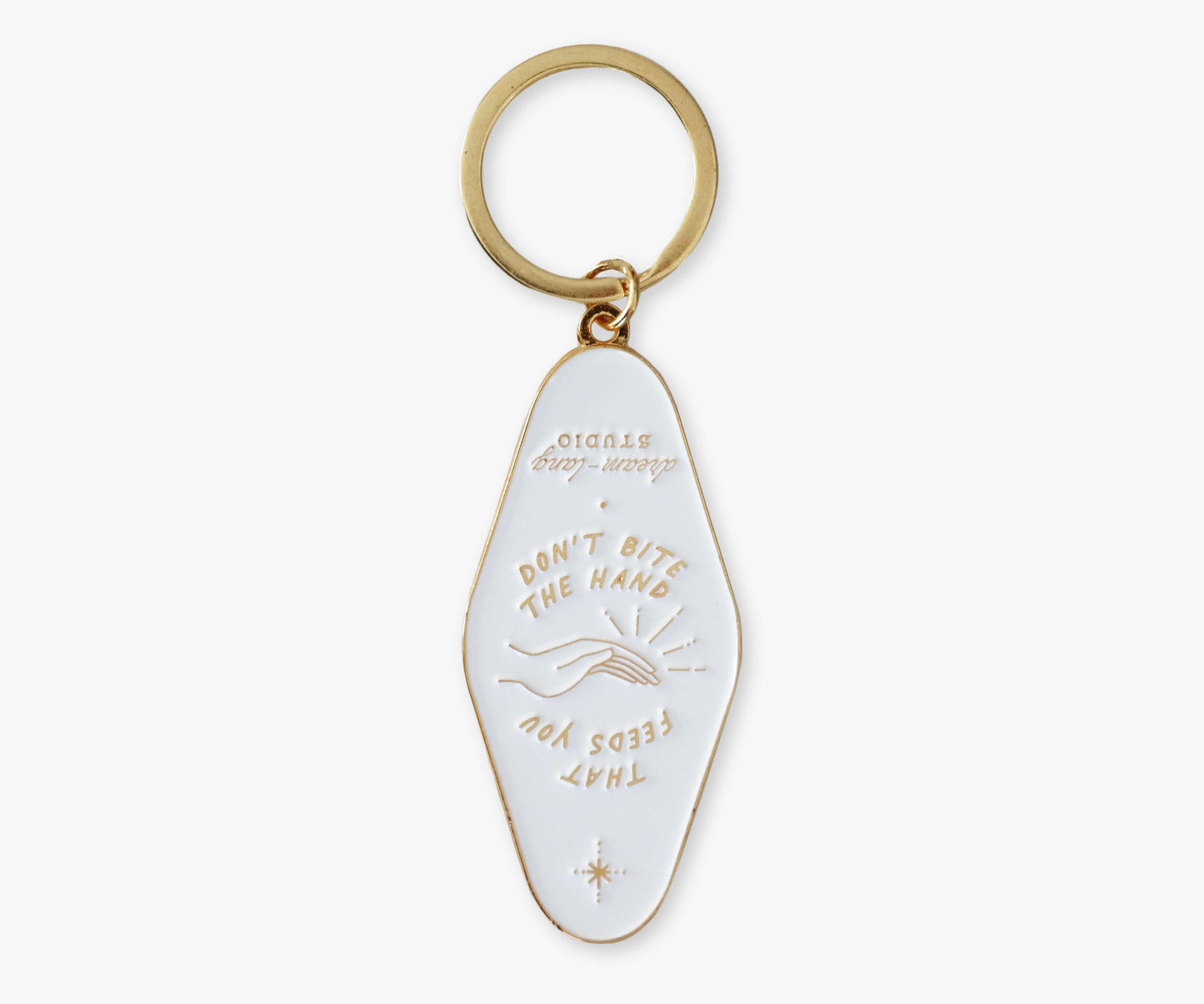 Mano Enamel Keychain