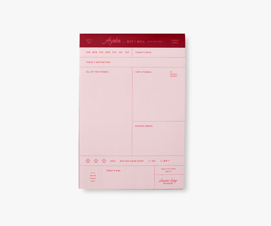 Ayoko, But I Will Notepad - Pink