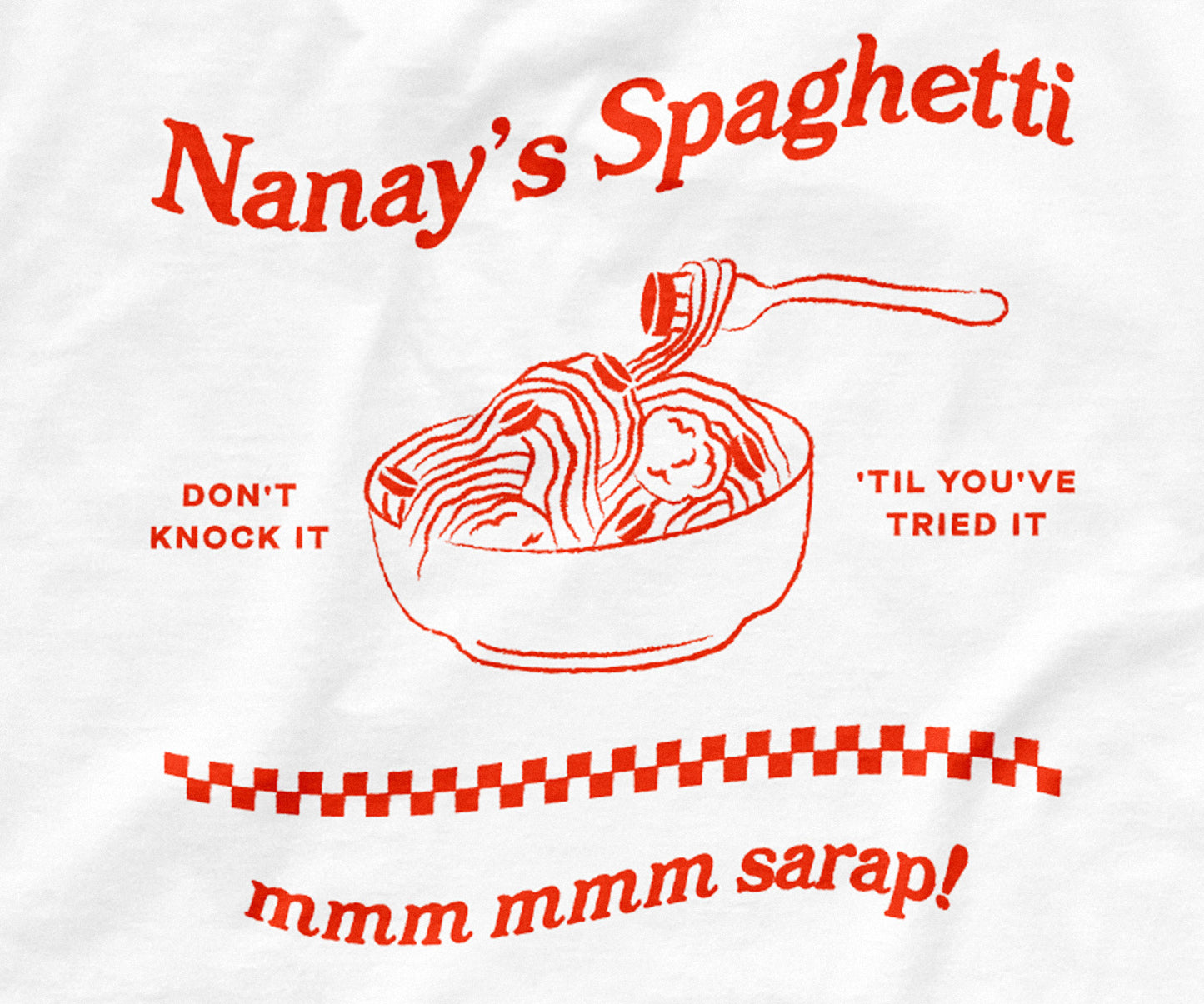 Nanay's Spaghetti Tshirt