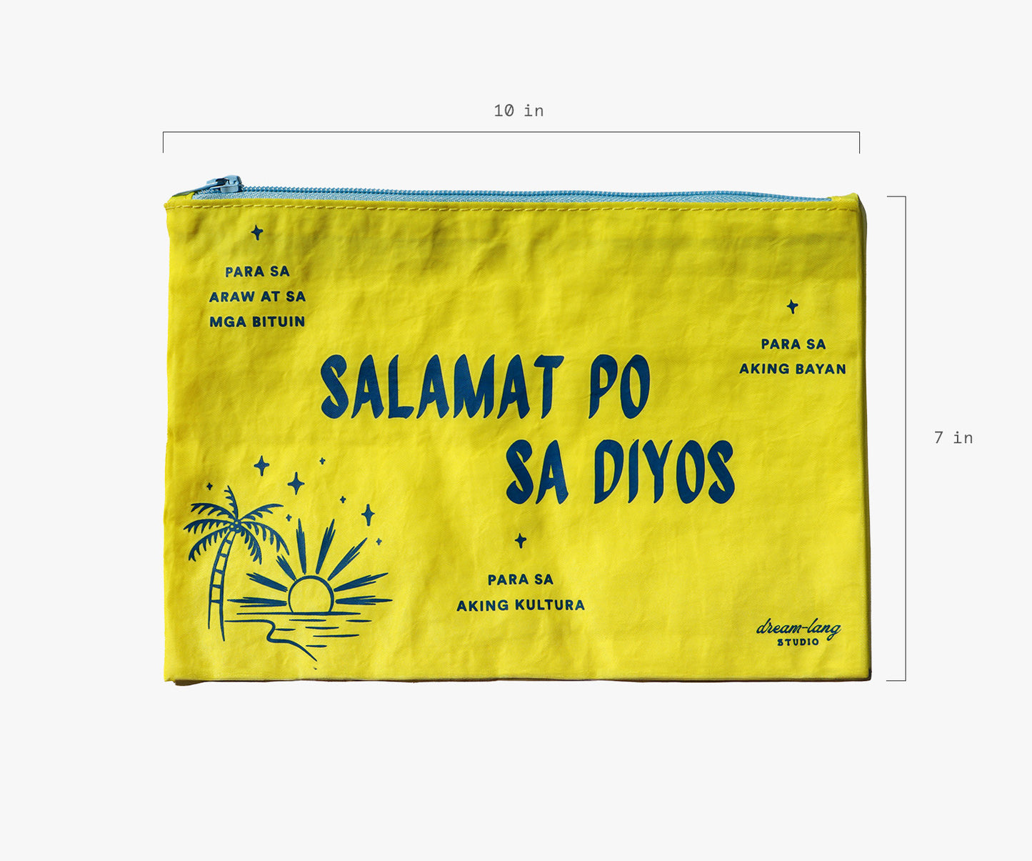Salamat Po Sa Diyos Zipper Pouch