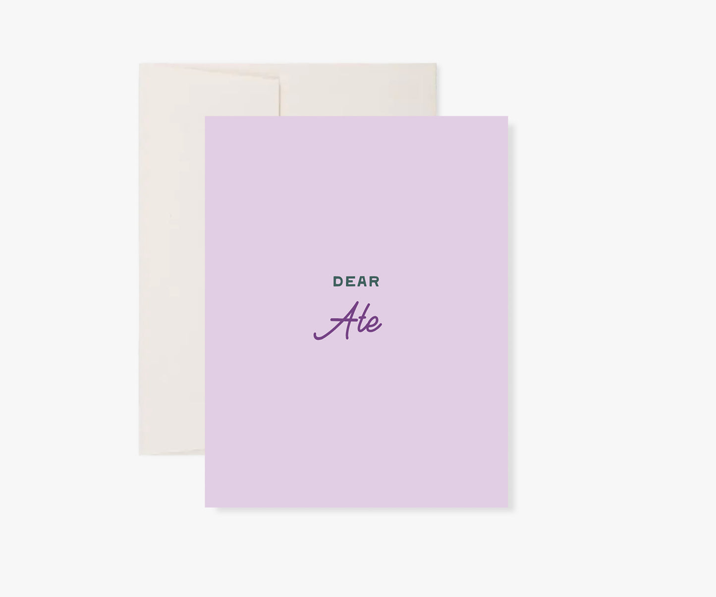 Dear Ate Greeting Card