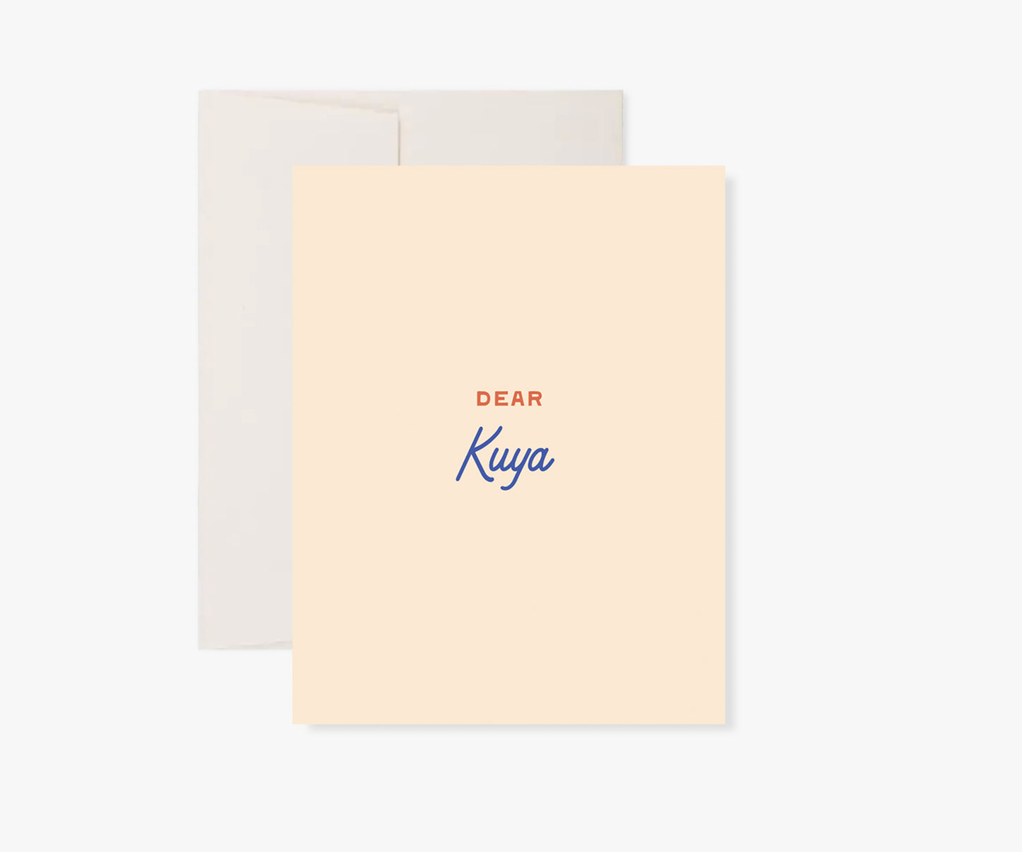 Dear Kuya Greeting Card