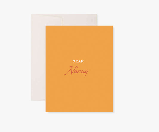 Dear Nanay Greeting Card