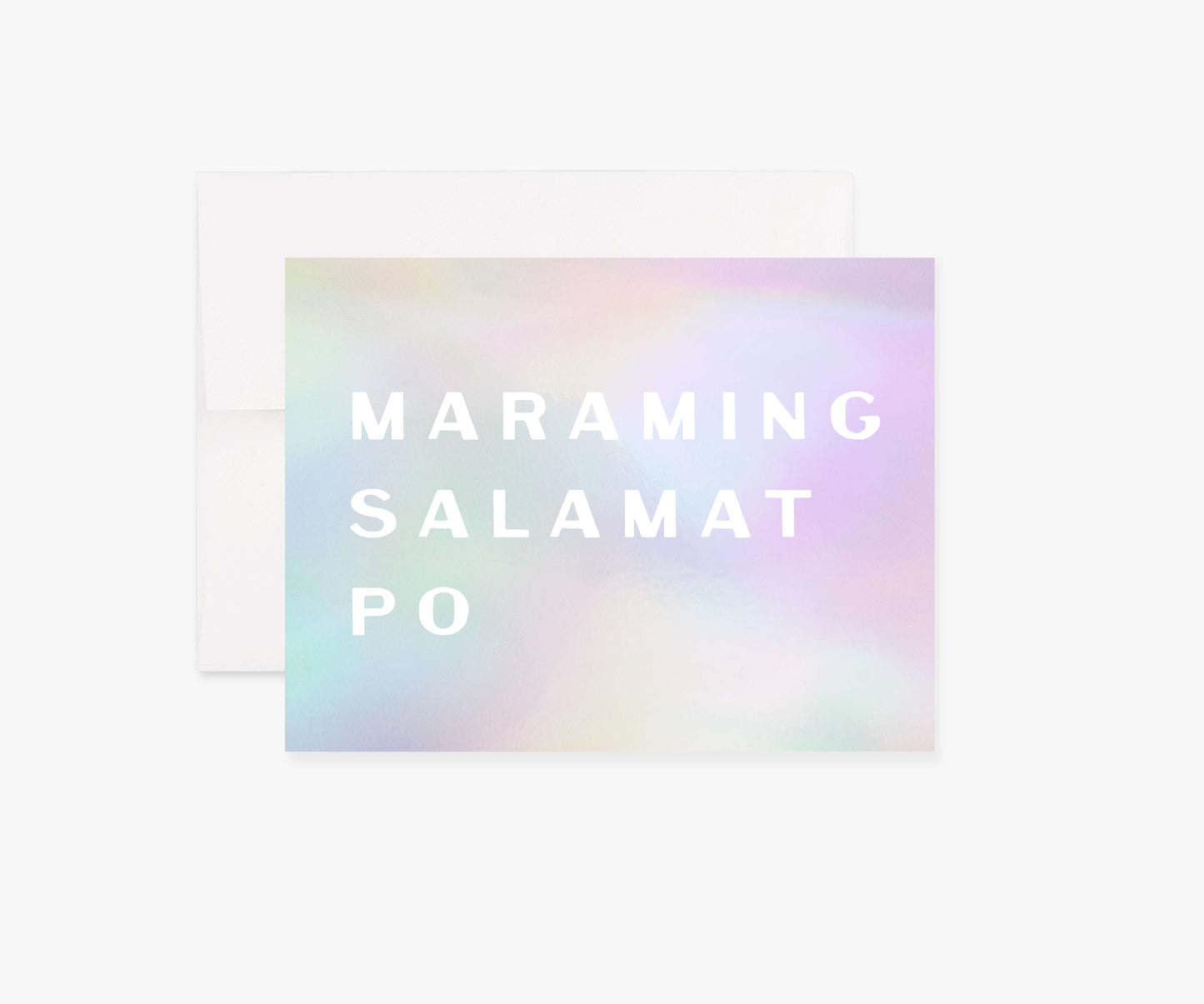 Maraming Salamat Po Card