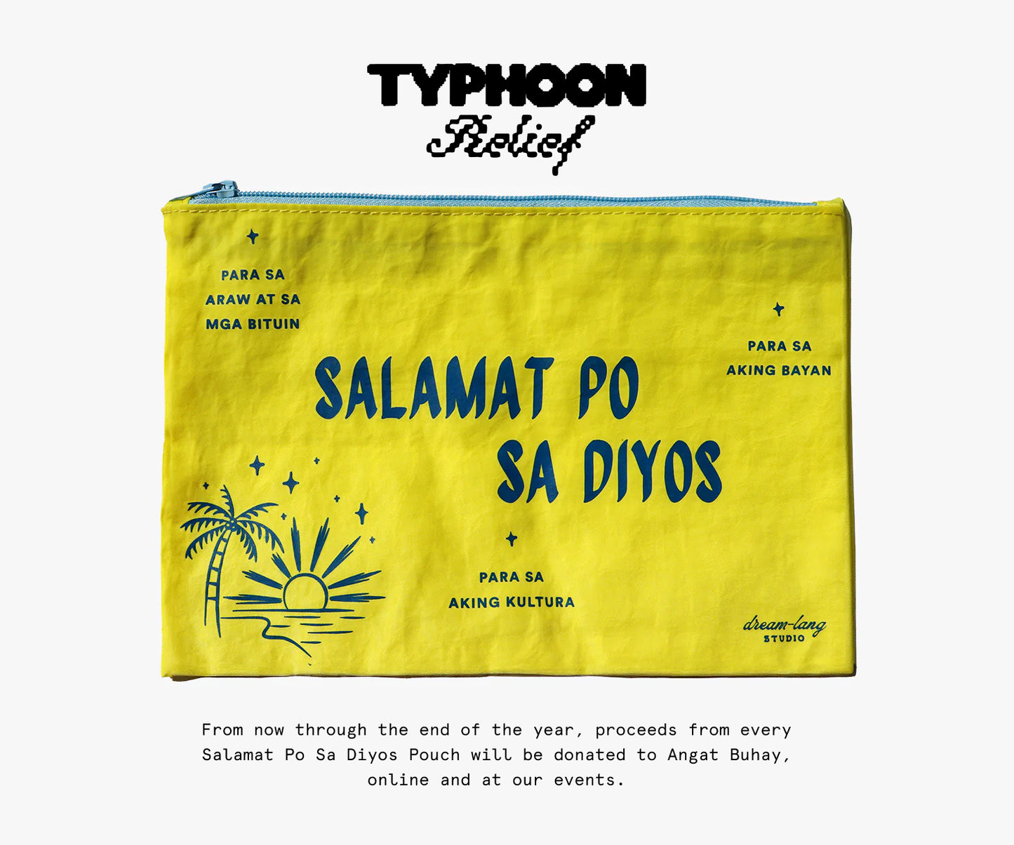 Salamat Po Sa Diyos Zipper Pouch